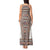 Danmark Traditional Patern with Daisy Tank Maxi Dress Danish Patern Simple Style