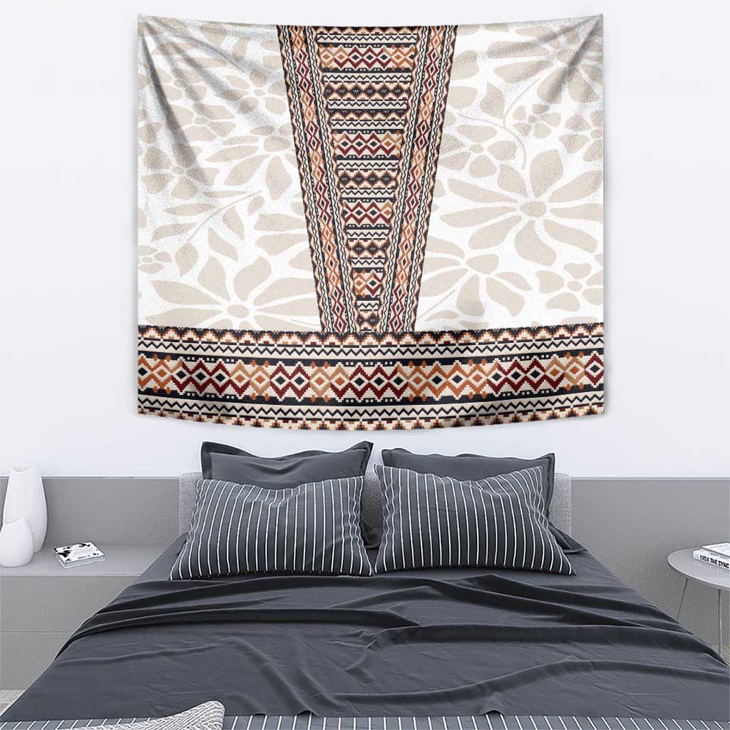 Danmark Traditional Patern with Daisy Tapestry Danish Patern Simple Style