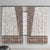 Danmark Traditional Patern with Daisy Window Curtain Danish Patern Simple Style