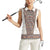 Danmark Traditional Patern with Daisy Women Sleeveless Polo Shirt Danish Patern Simple Style