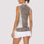 Danmark Traditional Patern with Daisy Women Sleeveless Polo Shirt Danish Patern Simple Style