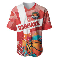 Custom Danmark Basketball Go Champions Baseball Jersey Sporty Style