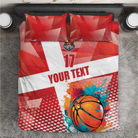 Custom Danmark Basketball Go Champions Bedding Set Sporty Style