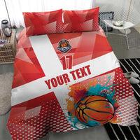 Custom Danmark Basketball Go Champions Bedding Set Sporty Style
