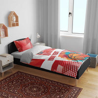Custom Danmark Basketball Go Champions Bedding Set Sporty Style