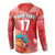 Custom Danmark Basketball Go Champions Button Sweatshirt Sporty Style
