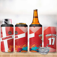 Custom Danmark Basketball Go Champions 4 in 1 Can Cooler Tumbler Sporty Style