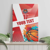 Custom Danmark Basketball Go Champions Canvas Wall Art Sporty Style