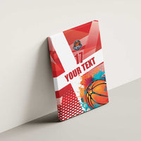 Custom Danmark Basketball Go Champions Canvas Wall Art Sporty Style
