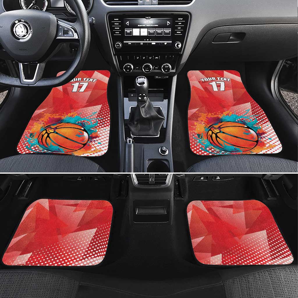Custom Danmark Basketball Go Champions Car Mats Sporty Style