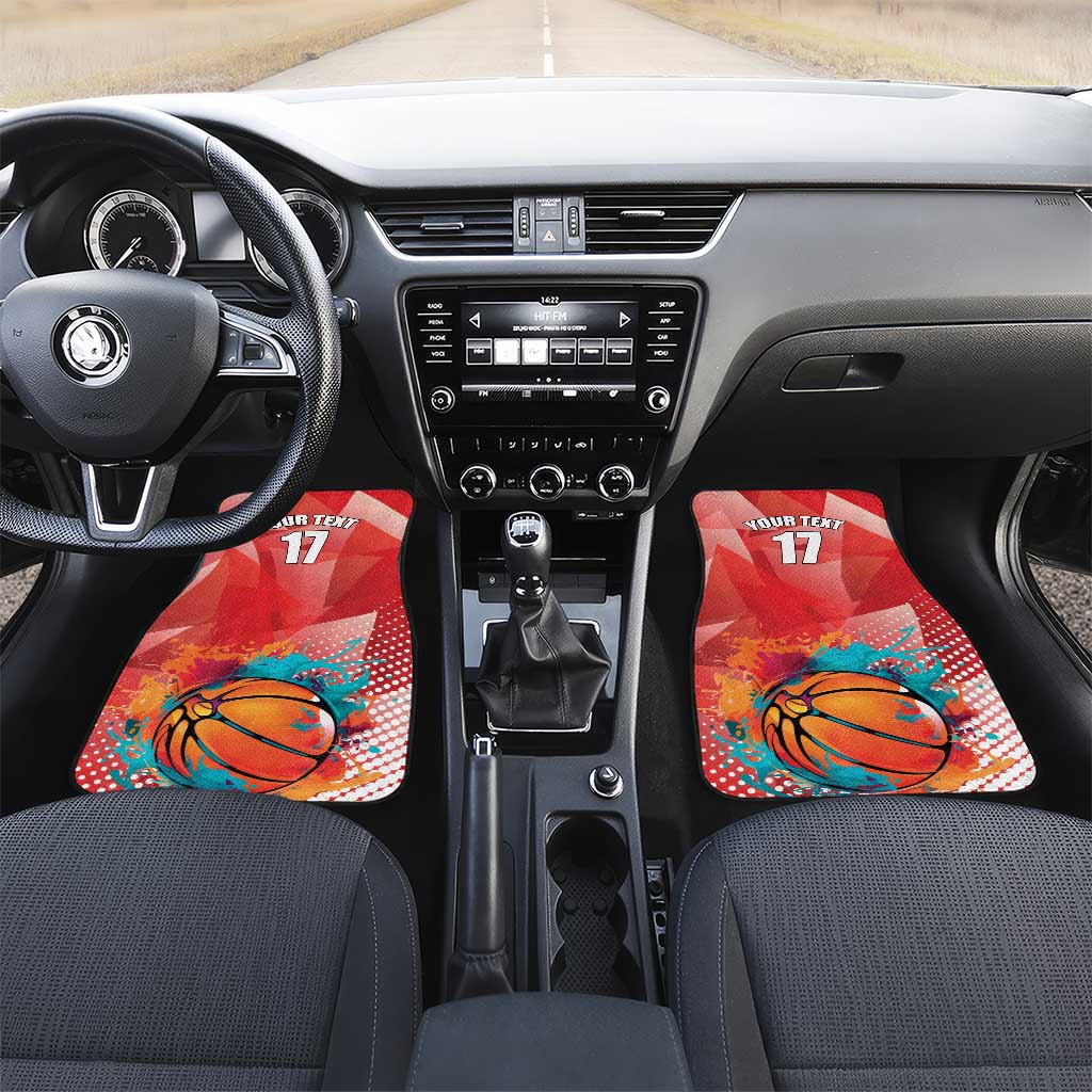 Custom Danmark Basketball Go Champions Car Mats Sporty Style