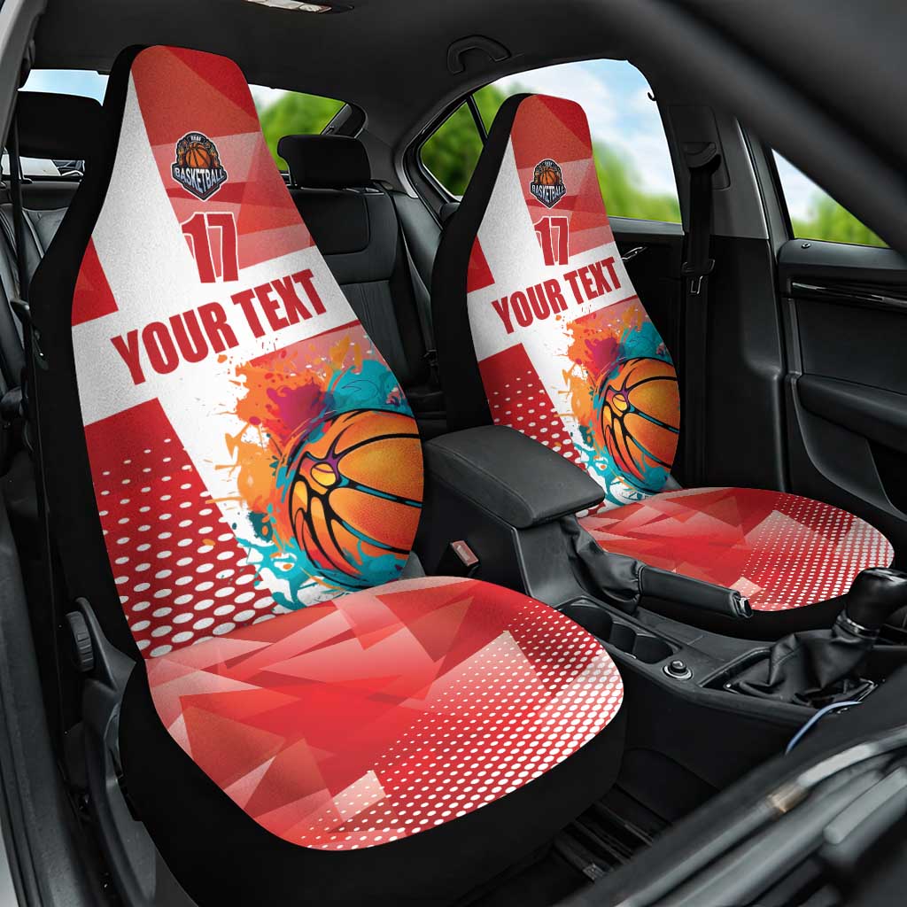 Custom Danmark Basketball Go Champions Car Seat Cover Sporty Style