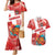 Custom Danmark Basketball Go Champions Couples Matching Mermaid Dress and Hawaiian Shirt Sporty Style