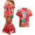 Custom Danmark Basketball Go Champions Couples Matching Mermaid Dress and Hawaiian Shirt Sporty Style