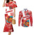 Custom Danmark Basketball Go Champions Couples Matching Mermaid Dress and Long Sleeve Button Shirt Sporty Style