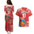 Custom Danmark Basketball Go Champions Couples Matching Puletasi and Hawaiian Shirt Sporty Style