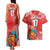 Custom Danmark Basketball Go Champions Couples Matching Tank Maxi Dress and Hawaiian Shirt Sporty Style