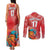 Custom Danmark Basketball Go Champions Couples Matching Tank Maxi Dress and Long Sleeve Button Shirt Sporty Style