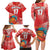 Custom Danmark Basketball Go Champions Family Matching Long Sleeve Bodycon Dress and Hawaiian Shirt Sporty Style