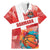 Custom Danmark Basketball Go Champions Family Matching Mermaid Dress and Hawaiian Shirt Sporty Style