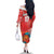 Custom Danmark Basketball Go Champions Family Matching Off The Shoulder Long Sleeve Dress and Hawaiian Shirt Sporty Style