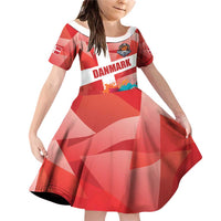Custom Danmark Basketball Go Champions Family Matching Off Shoulder Short Dress and Hawaiian Shirt Sporty Style