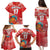Custom Danmark Basketball Go Champions Family Matching Puletasi and Hawaiian Shirt Sporty Style