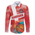 Custom Danmark Basketball Go Champions Family Matching Puletasi and Hawaiian Shirt Sporty Style