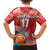 Custom Danmark Basketball Go Champions Family Matching Short Sleeve Bodycon Dress and Hawaiian Shirt Sporty Style