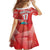 Custom Danmark Basketball Go Champions Family Matching Summer Maxi Dress and Hawaiian Shirt Sporty Style