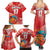 Custom Danmark Basketball Go Champions Family Matching Summer Maxi Dress and Hawaiian Shirt Sporty Style