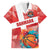 Custom Danmark Basketball Go Champions Family Matching Summer Maxi Dress and Hawaiian Shirt Sporty Style