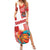 Custom Danmark Basketball Go Champions Family Matching Summer Maxi Dress and Hawaiian Shirt Sporty Style