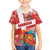 Custom Danmark Basketball Go Champions Family Matching Summer Maxi Dress and Hawaiian Shirt Sporty Style