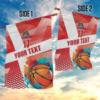 Custom Danmark Basketball Go Champions Garden Flag Sporty Style