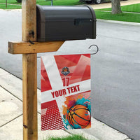 Custom Danmark Basketball Go Champions Garden Flag Sporty Style