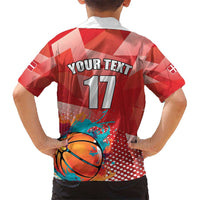 Custom Danmark Basketball Go Champions Hawaiian Shirt Sporty Style
