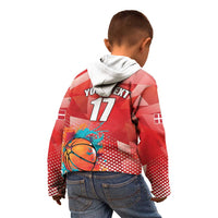 Custom Danmark Basketball Go Champions Kid Hoodie Sporty Style