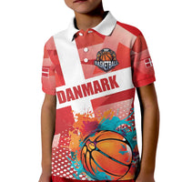 Custom Danmark Basketball Go Champions Kid Polo Shirt Sporty Style
