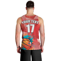 Custom Danmark Basketball Go Champions Men Tank Top Sporty Style