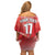 Custom Danmark Basketball Go Champions Off Shoulder Short Dress Sporty Style