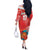 Custom Danmark Basketball Go Champions Off The Shoulder Long Sleeve Dress Sporty Style