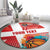 Custom Danmark Basketball Go Champions Round Carpet Sporty Style