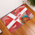 Custom Danmark Basketball Go Champions Rubber Doormat Sporty Style