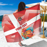 Custom Danmark Basketball Go Champions Sarong Sporty Style