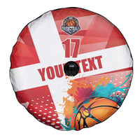 Custom Danmark Basketball Go Champions Spare Tire Cover Sporty Style