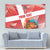 Custom Danmark Basketball Go Champions Tapestry Sporty Style