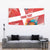 Custom Danmark Basketball Go Champions Tapestry Sporty Style