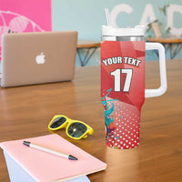 Custom Danmark Basketball Go Champions Tumbler With Handle Sporty Style