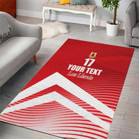Custom Gibraltar We are Champions Area Rug Sporty Style